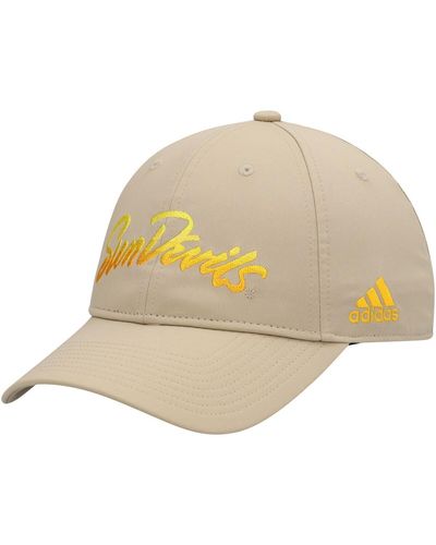 adidas Arizona State Sun Devils Rising Devils Slouch Adjustable Hat - Natural