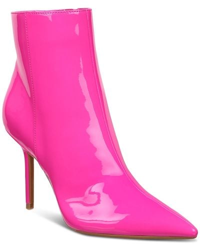 INC International Concepts Holand Pointed-toe Dress Booties - Pink