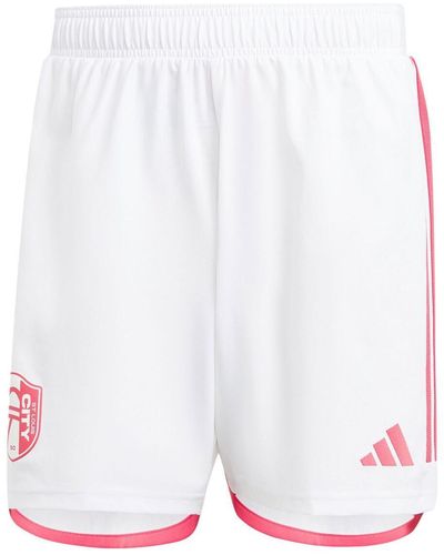 adidas St. Louis City Sc 2024 Away Aeroready Authentic Shorts - White