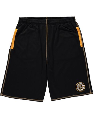 Profile Boston Bruins Big And Tall French Terry Shorts - Black