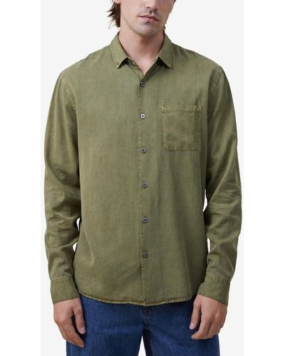 Cotton On Stockholm Long Sleeve Shirt - Green