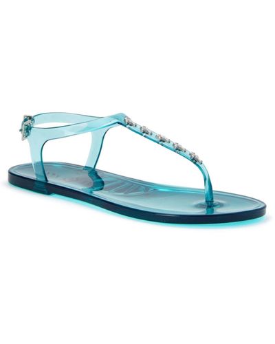 Katy Perry The Geli Stud T-strap Sandals - Blue