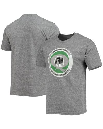 Blue 84 John Deere Classic Heritage Collection Quad Cities Open Tri-blend T-shirt - Gray