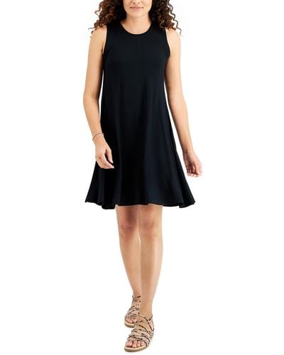Style & Co. Sleeveless Knit Dress - Black