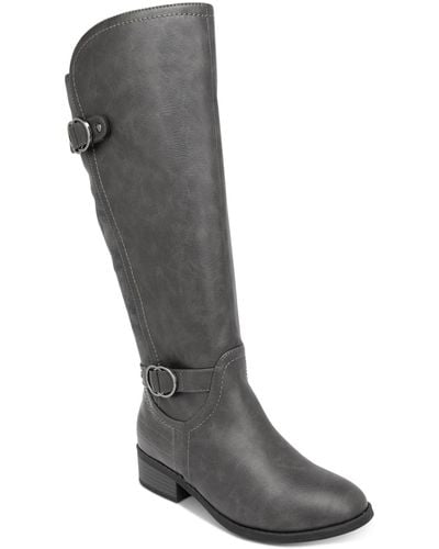 Karen Scott Leandraa Wide-calf Riding Boots - Black