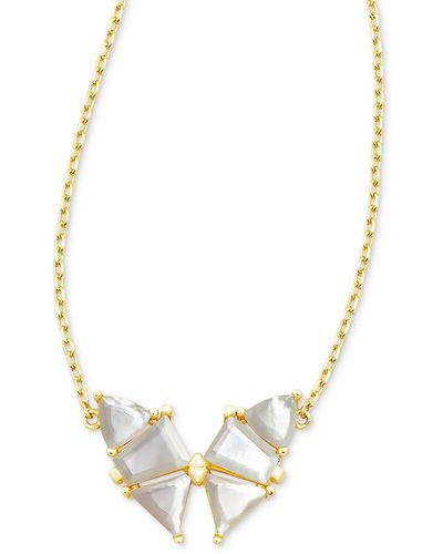 Kendra Scott 14k Gold-plated Mixed Crystal Butterfly Adjustable Pendant Necklace - Metallic