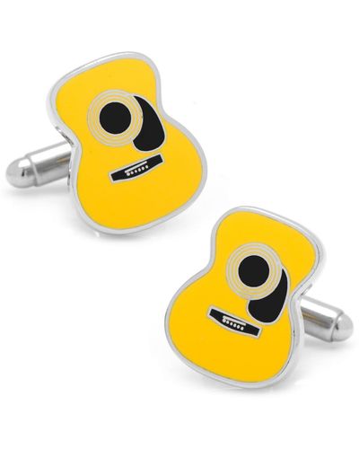 Cufflinks Inc. Guitar Cufflinks - Yellow