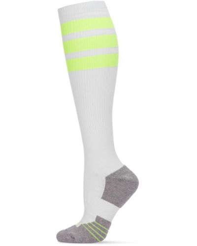 Memoi Retro Compression Knee High Socks - Green