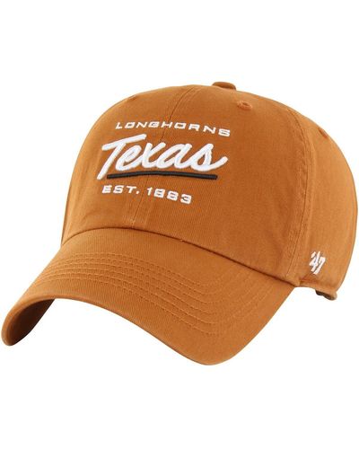 '47 Texas Longhorns Sidney Clean Up Adjustable Hat - Brown