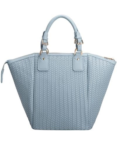 Melie Bianco Valerie Top Handle Bag - Blue