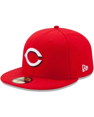 KTZ Cincinnati S Authentic Collection 59fifty Fitted Cap - Red