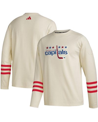 adidas Washington Capitals Aeroready Pullover Sweater - White