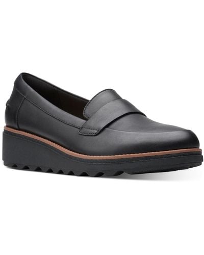 Clarks Collection Sharon Gracie Loafers - Black
