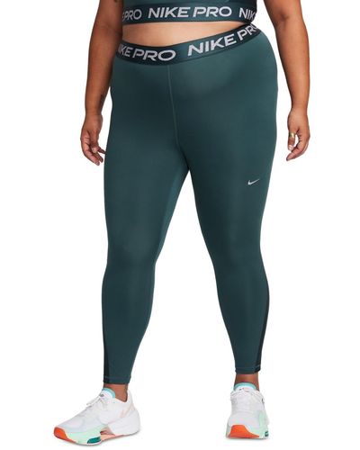 Nike Plus Size Mid-rise 7/8 leggings - Blue