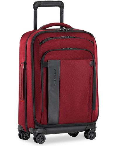 Briggs & Riley Zdx 22" Carry-on Expandable Spinner - Red