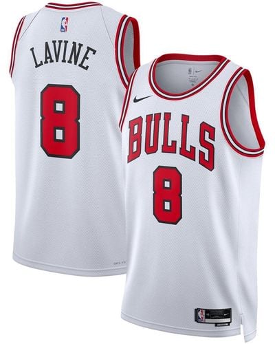 Nike And Zach Lavine Chicago Bulls Swingman Jersey - White