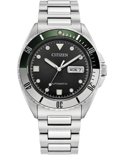 Citizen Automatic Sport Luxury Stainless Steel Bracelet Watch 42mm - Gray