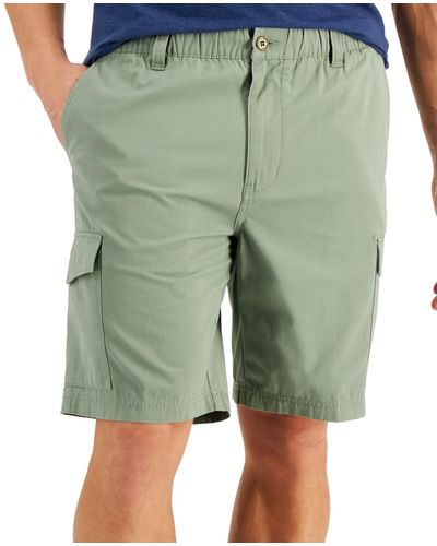 Tommy Bahama Jungle Beach 9" Drawstring Cargo Shorts - Green