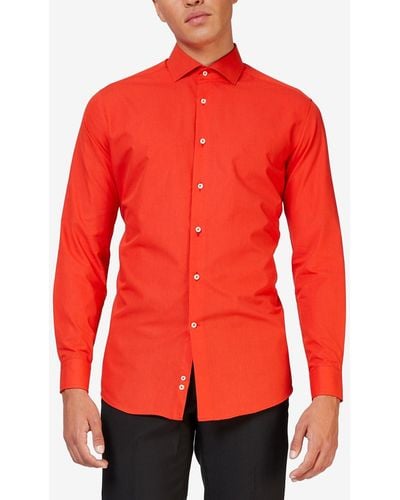Opposuits Solid Color Shirt - Red