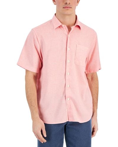 Tommy Bahama Sand Desert Short-sleeve Shirt - Pink