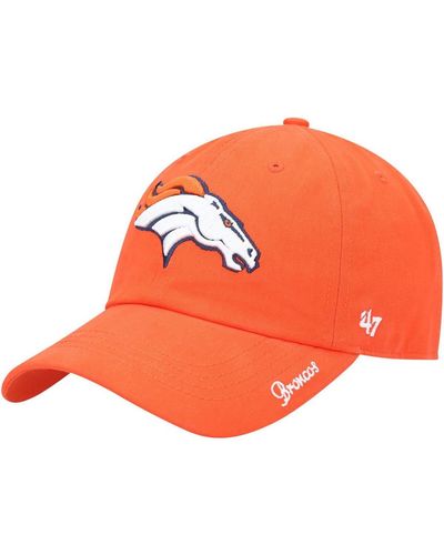 '47 Denver Broncos Miata Clean Up Secondary Adjustable Hat - Orange