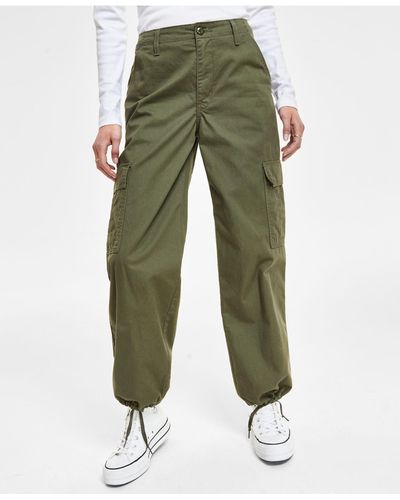 Levi's '94 Baggy Cotton High Rise Cargo Pants - Green