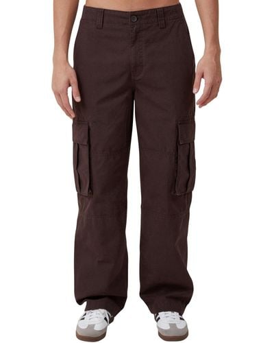 Cotton On baggy Cargo Pants - Brown