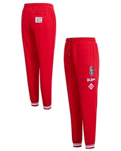 Pro Standard St. Louis Cardinals Retro Classic Sweatpants - Red