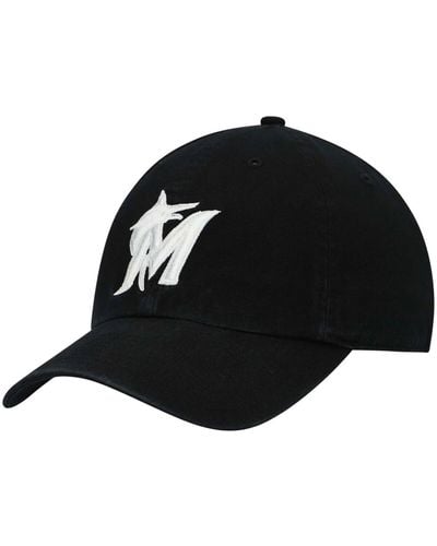 '47 Miami Marlins Challenger Adjustable Hat - Black