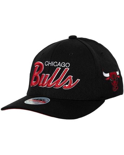Mitchell & Ness Chicago Bulls Mvp Team Script 2.0 Stretch-snapback Hat - Black