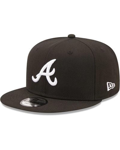 KTZ Atlanta Braves Team 9fifty Snapback Hat - Black