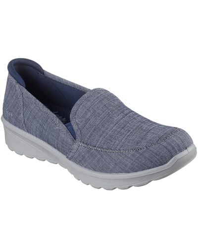 Skechers Lovely Vibe Slip-on Casual Sneakers From Finish Line - Blue