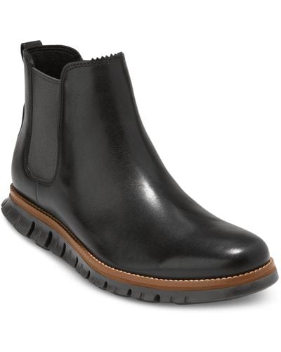 Cole Haan Zerøgrand Waterproof Chelsea Boots - Black