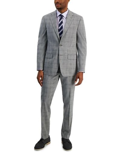 Ben Sherman Slim-fit Solid Suit - Gray