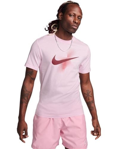 Nike Sportswear Logo Graphic T-shirt - Pink