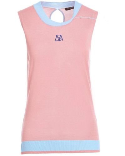 Bellemere New York Bellemere Chic Polo Vest - Pink