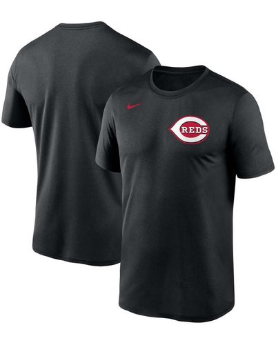 Nike Cincinnati Reds Wordmark Legend T-shirt - Black