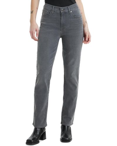 Levi's Classic Mid Rise Straight-leg Jeans - Gray