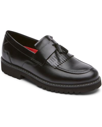 Rockport Maverick Tassel Loafer Shoes - Black