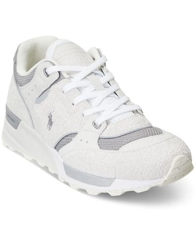 Polo Ralph Lauren Trackster 200 Lace-up Sneakers - White