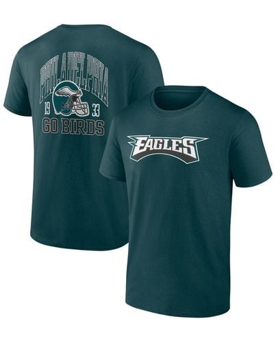 Profile Philadelphia Eagles Big And Tall Two-sided T-shirt - Green