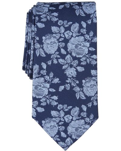 Michael Kors Cheshire Classic Floral Tie - Blue