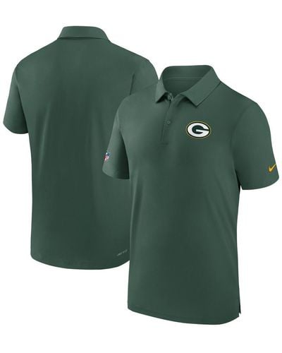 Nike Bay Packers Sideline Coaches Performance Polo Shirt - Green