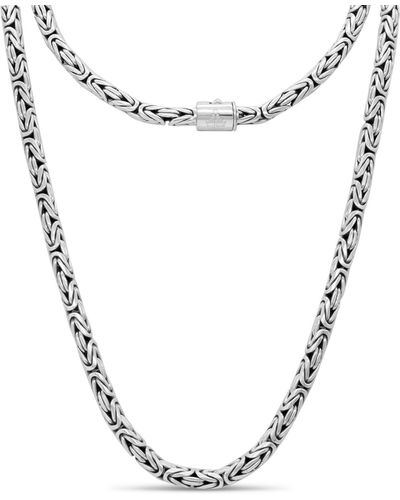 DEVATA Borobudur Round 5mm Chain Necklace - Metallic
