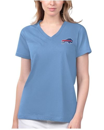 Margaritaville Buffalo Bills Game Time V-neck T-shirt - Blue