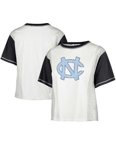'47 Distressed North Carolina Tar Heels Vault Premier Tilda T-shirt - Blue