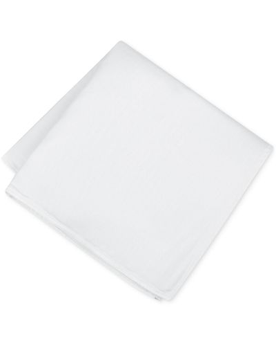 Calvin Klein Unison Solid Pocket Squares - White