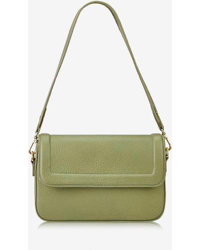 Gigi New York Margot Leather Shoulder Bag - Green