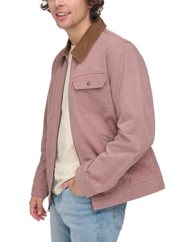 Levi's Canvas Utility Jacket - Red