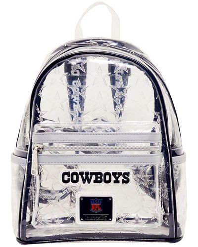 Loungefly And Dallas Cowboys Clear Mini Backpack - Blue